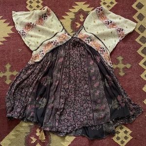 Mini Oversized Free People Boho Dress